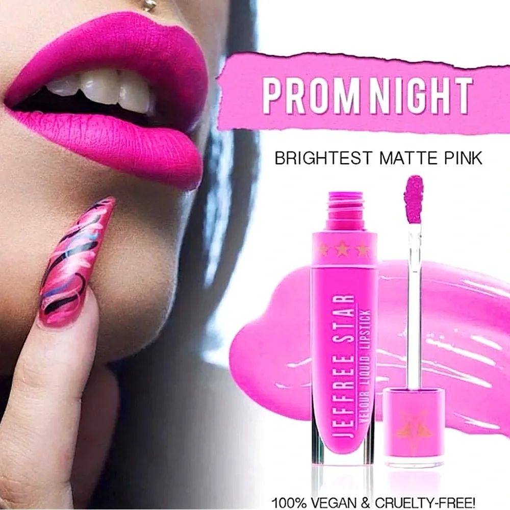 💄 NIB New Jeffree Star Prom Night Velour Liquid Lipstick Hot Pink
